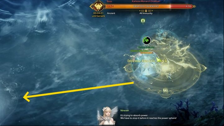 In this mechanics, 8 fields will appear around the arena at designated times - Lost Ark: Tranquil Karkosa - boss, how to beat? - Abyssal Dungeon - Lost Ark Guide