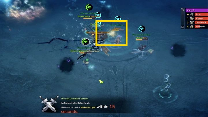 There is one critical mechanic, Fatal Melody, when a boss has 15 health bars left - Lost Ark: Alarics Sanctuary - boss, how to beat it? - Abyssal Dungeon - Lost Ark Guide