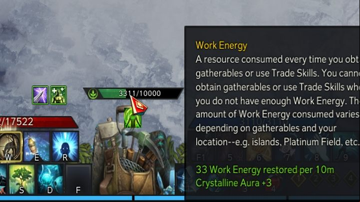 Obtaining resources requires you to spend Work Energy - Lost Ark: Daily activities - list - Activities after level 50 - Lost Ark Guide