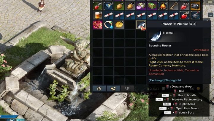 The second option, which is especially helpful in remote dungeons and during boss fights, is using a Phoenix Plume - Lost Ark: Death and healing - Basics - Lost Ark Guide