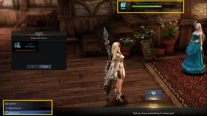 Lost Ark has a romance and relationship system called Rapport - Lost Ark: Rapport and Affection - Adventurers Tome - Lost Ark Guide