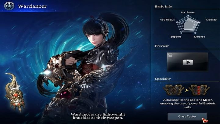 Wardancer is a class focused on speed, with balanced attack and defense power - Lost Ark: Wardancer (Martial Artist) - character class - Martial Artist - Lost Ark Guide