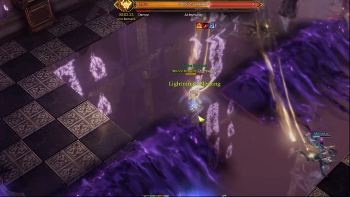 This mechanic will roll around again when the boss has about 6 health bars left - Lost Ark: Hildebrandt Palace - boss, how to beat? - Abyssal Dungeon - Lost Ark Guide