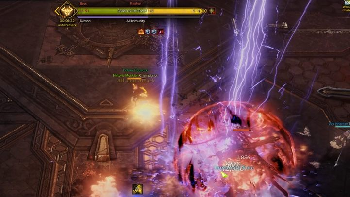 When a red aura appears around the boss, that's when you have to be extra careful - Lost Ark: Forge of Fallen Pride - how to complete it? - Abyssal Dungeon - Lost Ark Guide