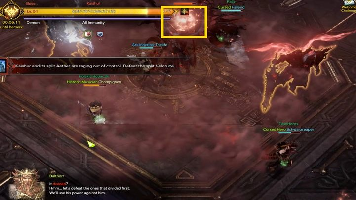 The actual wipe mechanics appears twice, when the boss reaches 16 and 8 health bars respectively - Lost Ark: Forge of Fallen Pride - how to complete it? - Abyssal Dungeon - Lost Ark Guide