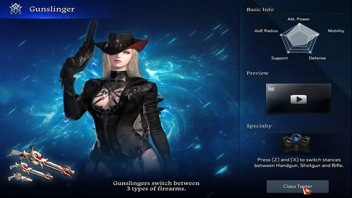 She uses three types of weapons, which she switches during the fight - Lost Ark: Gunslinger (Gunner) - character class - Gunner - Lost Ark Guide