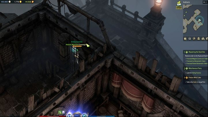 In the northernmost room, two prisoners outside of the platform will also be trapped in cages - Lost Ark: Prisoners Emancipation - how to complete? - Unas Tasks - Lost Ark Guide