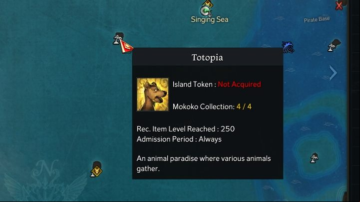 You can check out each explored island - Lost Ark: Sailing - Ships - Lost Ark Guide