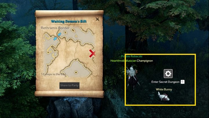 Opening the map in the inventory will bring up the mini-map - Lost Ark: Secret Dungeons and Treasure Maps - Basics - Lost Ark Guide