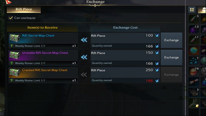 You will find Rift Piece Exchanger in most major cities - Lost Ark: Secret Dungeons and Treasure Maps - Basics - Lost Ark Guide