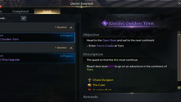 Late-game missions and continents require a specific ilvl to progress. - Lost Ark: Level 50 - how to reach, whats next? - Activities after level 50 - Lost Ark Guide
