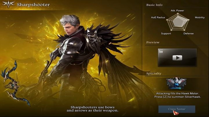 Sharpshooter uses a bow to fight - Lost Ark: Sharpshooter (Gunner) - character class - Gunner - Lost Ark Guide