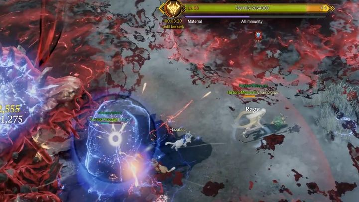 These attacks of Corrupted Vazuela cause some parts of the arena to be bloodstained - Lost Ark: Demon Beast Canyon - boss, how to beat? - Abyssal Dungeon - Lost Ark Guide