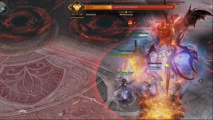 The second boss is difficult, but you also have more time to beat it - Lost Ark: Necromancers Origin - boss, how to beat? - Abyssal Dungeon - Lost Ark Guide