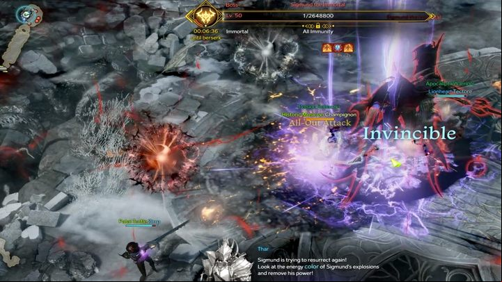 The second mechanic starts when the boss has 1 health point left - Lost Ark: Necromancers Origin - boss, how to beat? - Abyssal Dungeon - Lost Ark Guide