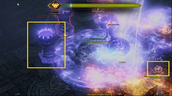 The first mechanic of this fight will begin when Bishop receives a significant amount of damage - Lost Ark: Hall of the Twisted Warlord - boss, how to beat? - Abyssal Dungeon - Lost Ark Guide