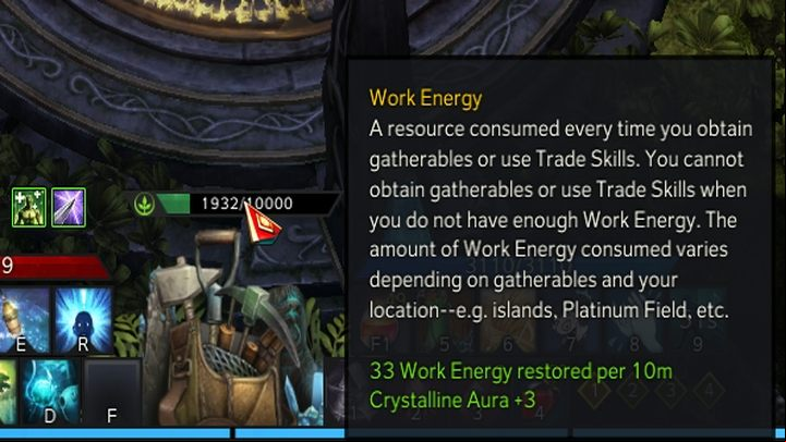 To use Trade Skills, you need Work Energy - Lost Ark: Trade Skills - information - Trade Skills - Lost Ark Guide