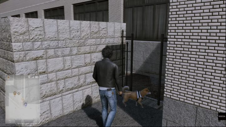 The dog detective will lead you to the gate where you will find Silver Plate - Lost Judgment: Squirrel search Jinnai Station - all squirrels, map - Ijincho - Lost Judgment Guide