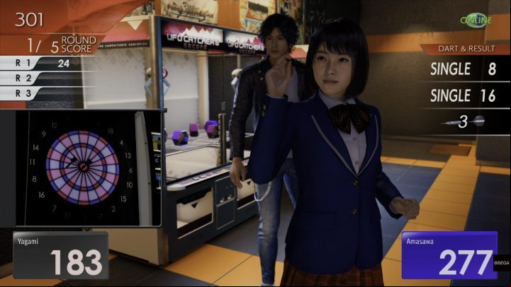 One more cut-scene later, you will end up playing darts with Amasawa - Lost Judgment: Curse of the Amasawa Family Heirloom - walkthrough - Side Cases - Lost Judgment Guide