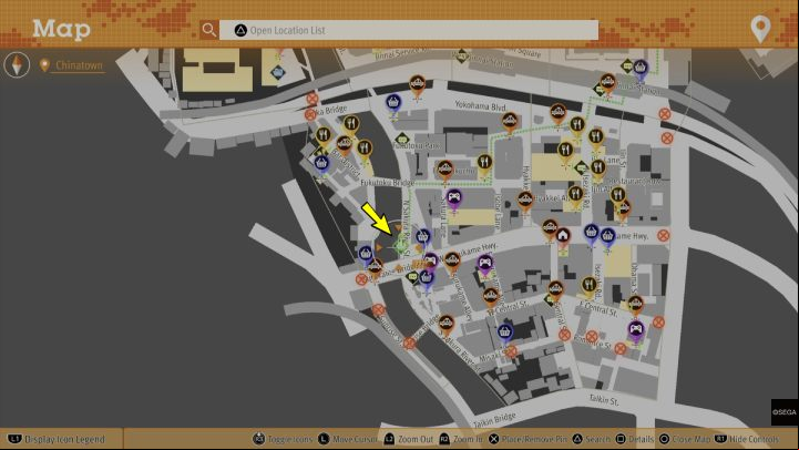 Go to the quest marker in Koreatown and approach the men standing by the river - Lost Judgment: Where the Kappa Roam - walkthrough - Side Cases - Lost Judgment Guide