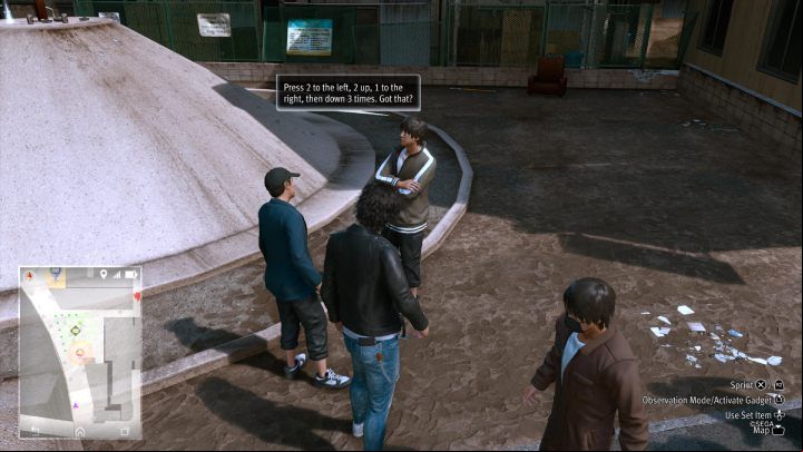 You can get a clue about the access code by eavesdropping on 2 men standing in Fukutoku Park - Lost Judgment: Gambling Hall - what is the entry code? - FAQ - Lost Judgment Guide