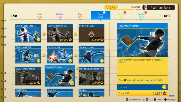Hurricane Kicks unlocks a special attack while being knocked down - Lost Judgment: Best skills - Basics - Lost Judgment Guide