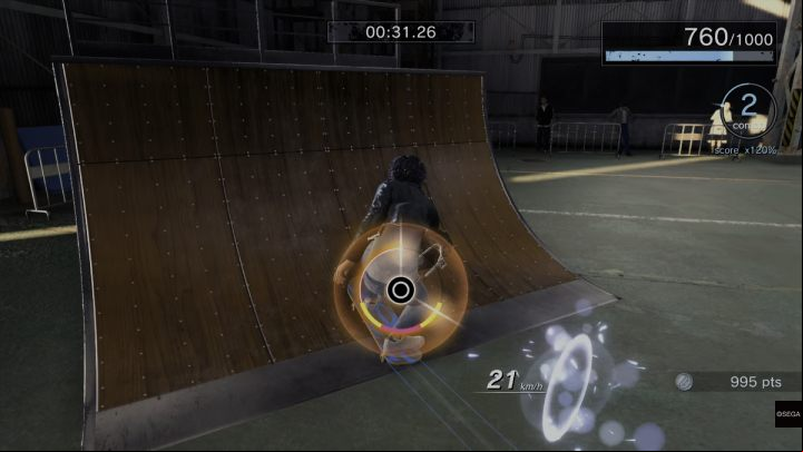 Points are earned for performing ollies on the ramps - Lost Judgment: Skaters - walkthrough - School Stories - Lost Judgment Guide