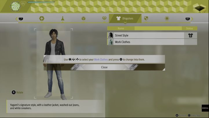 Dress up in work clothes - Lost Judgment: Chapter 1 Black Sheep - walkthrough - Main storyline walkthrough - Lost Judgment game guide