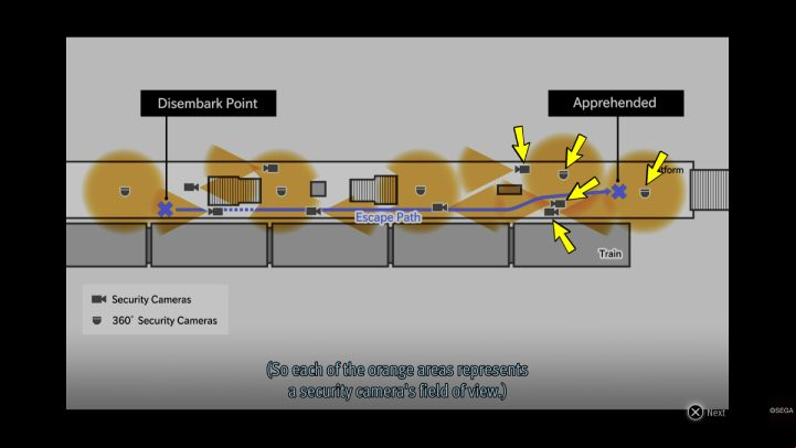 The final area of the platform contains five cameras - Lost Judgment: Chapter 4 Red Knife - walkthrough - Main storyline walkthrough - Lost Judgment game guide