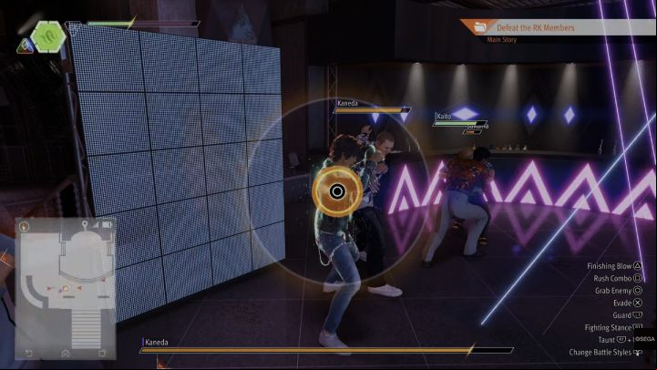 Once the fight against the RK starts, use Snake style to disarm the strongest enemy - Lost Judgment: Chapter 5 Double Jeopardy - walkthrough - Main storyline walkthrough - Lost Judgment game guide