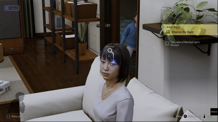 Inside the apartment use Search Mode to examine - Lost Judgment: Chapter 5 Double Jeopardy - walkthrough - Main storyline walkthrough - Lost Judgment game guide