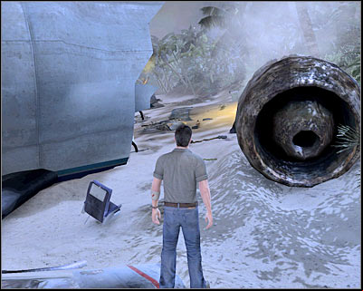 Before you decide to retrieve your backpack, I would recommend that you explore this section of the beach as well - Force Majeure III - 1x01 - Force Majeure - Lost: Via Domus - Game Guide and Walkthrough