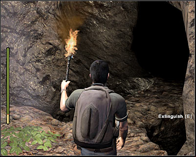 Don't worry about the bats, however you may consider extinguishing your torch as soon as you hear them - A New Day IV - 1x02 - A New Day - Lost: Via Domus - Game Guide and Walkthrough
