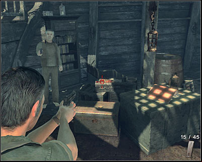 This scene will begin with a short conversation - Worth A Thousand Words V - 1x07 - Worth A Thousand Words - Lost: Via Domus - Game Guide and Walkthrough