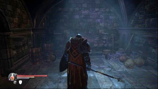 A wall that you can smash with your charge (opposite the chest). - Crumbling walls | Collectibles, items - Collectibles, items - Lords of the Fallen 2014 Game Guide & Walkthrough
