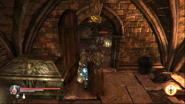 The Spider must be thinking that it can surprise Harkyn. - Crumbling walls | Collectibles, items - Collectibles, items - Lords of the Fallen 2014 Game Guide & Walkthrough