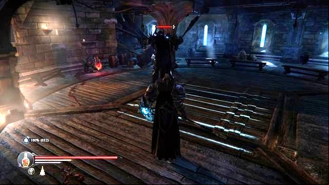 You can get the opponent from behind, After the fight, to collect Yetkas dagger. - Keystone - Yetkas Dagger | Side quests - Side quests - Lords of the Fallen 2014 Game Guide & Walkthrough