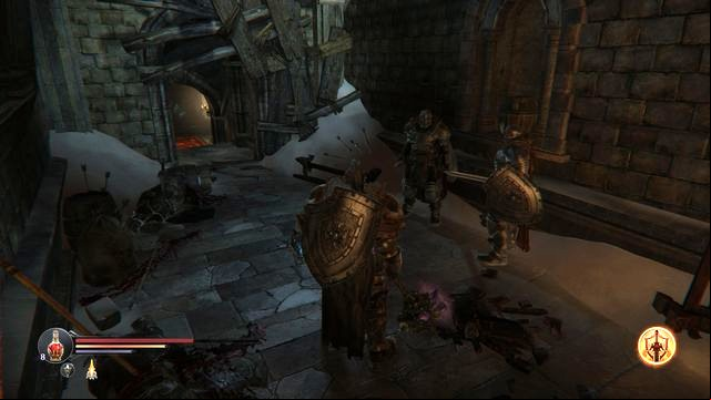 Knights that you can talk to, at the Citadel, after you leave the Catacombs and clear the Planetarium beforehand. - Keystone - Reinforcements | Side quests - Side quests - Lords of the Fallen 2014 Game Guide & Walkthrough