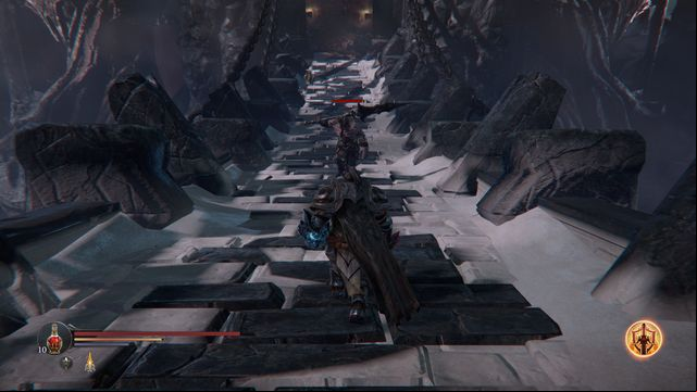 Definitely, the Tyrant that you encounter right after you enter, will be happy to see you. - Find the Chamber of Lies | The Temple - another visit - The Temple - another visit - Lords of the Fallen 2014 Game Guide & Walkthrough