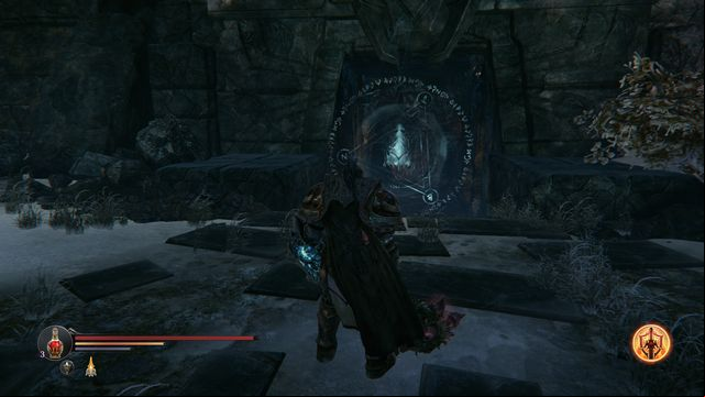 With the gauntlet, unseal the gate, take a look into the chest and enter the Chamber of Lies. - The fight with the Protector | The Temple - another visit - The Temple - another visit - Lords of the Fallen 2014 Game Guide & Walkthrough