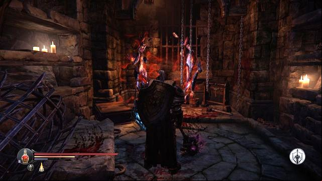 This portal is close to the entrance to the Catacombs (the main gate that you get to from the Cemetery) - from the checkpoint you only need to go downwards and go left, at the first fork - Portals | Bosses - Bosses - Lords of the Fallen 2014 Game Guide & Walkthrough