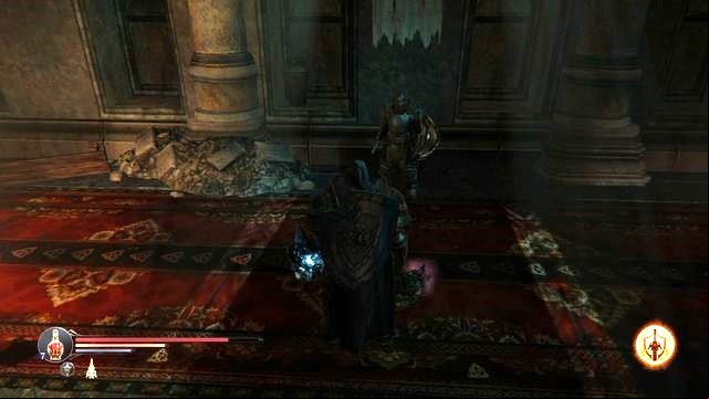 The Knight that tasks you with killing the monster waits late inside the Citadel, in front of the Initiation Chamber. - The Keystone Citadel - The poisonous monster | Side quests - Side quests - Lords of the Fallen 2014 Game Guide & Walkthrough