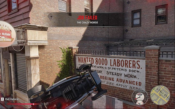 Your task is to drive Crazy Horse to Holbrook in less than 3 minutes and 30 seconds - Mafia Definitive Edition: Crazy Horse vehicle - how to find, unlock it? - FAQ - Mafia Definitive Edition Guide, Walkthrough
