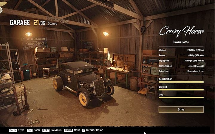 To make the challenge easier, set the standard driving model - Mafia Definitive Edition: Crazy Horse vehicle - how to find, unlock it? - FAQ - Mafia Definitive Edition Guide, Walkthrough