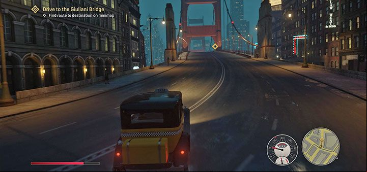After losing the gangsters, start moving towards the Giuliani Bridge - Mafia Definitive Edition: An Offer You Cant Refuse - walkthrough - Walkthrough - Mafia Definitive Edition Guide, Walkthrough