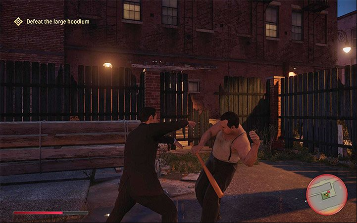 Start by attacking the bandit that stands in front of Sarah - Mafia Definitive Edition: Sarah - walkthrough - Walkthrough - Mafia Definitive Edition Guide, Walkthrough