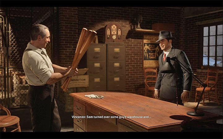 Leave the bar building and head to Vincenzo's workshop - Mafia Definitive Edition: Better Get Used to It - walkthrough - Walkthrough - Mafia Definitive Edition Guide, Walkthrough