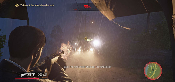 The destruction of the turret won't end the pursuit - Mafia Definitive Edition: A Trip to the Country - walkthrough - Walkthrough - Mafia Definitive Edition Guide, Walkthrough