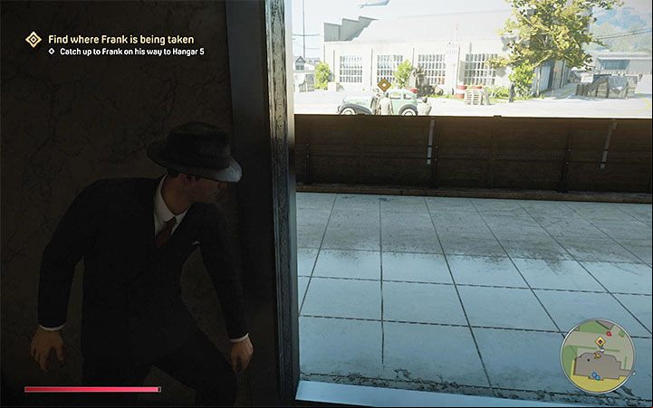 Sneak in from behind to your opponent guarding the restaurant entrance - Mafia Definitive Edition: Omerta - walkthrough - Walkthrough - Mafia Definitive Edition Guide, Walkthrough