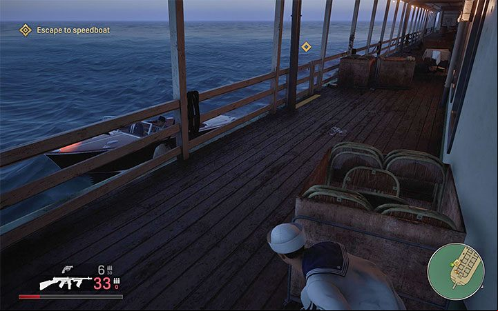 Ultimately, you need to get to the location shown in the attached screenshot - Mafia Definitive Edition: Happy birthday! - walkthrough - Walkthrough - Mafia Definitive Edition Guide, Walkthrough
